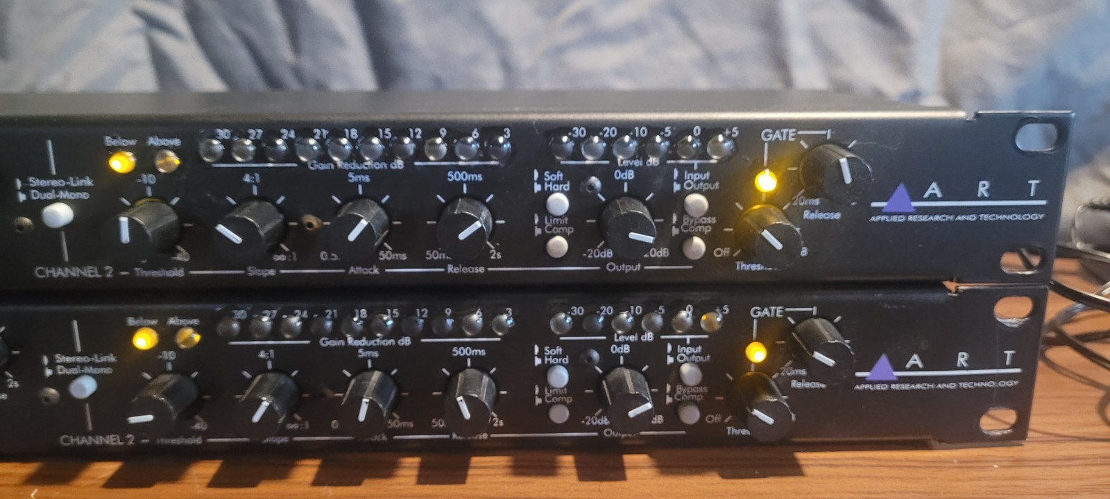 (Pair!) ART SC2 Two Channel Compressor/Limiter (Work Great!)