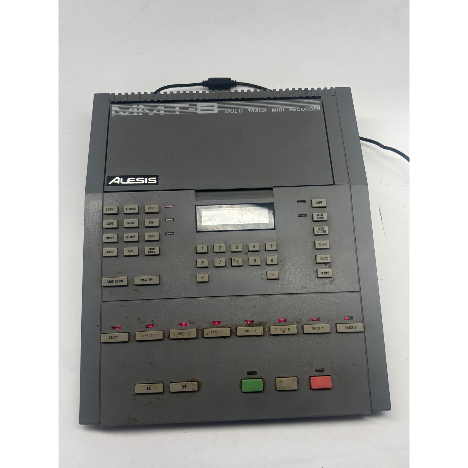 Alesis MMT-8 Multi Track MIDI Recorder Vintage 1989 Gray Hardware Sequencer