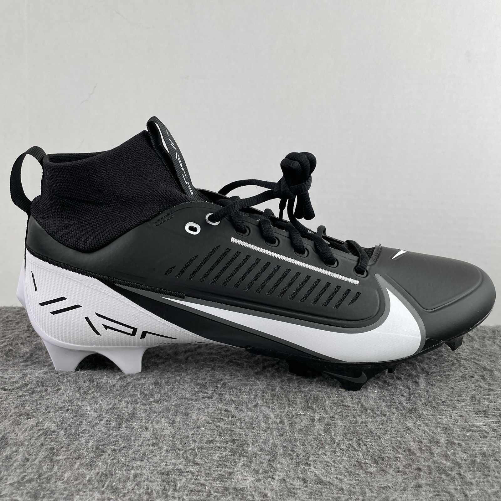 Nike Vapor Edge Pro 360 2 Football Cleats Black White DA5456-001 Panda Sz 13 NEW