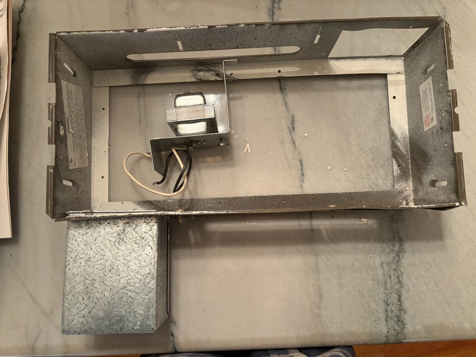 Nutone Master Intercom IM-3003 Off-White with In-Wall Housing/Brackets - Working