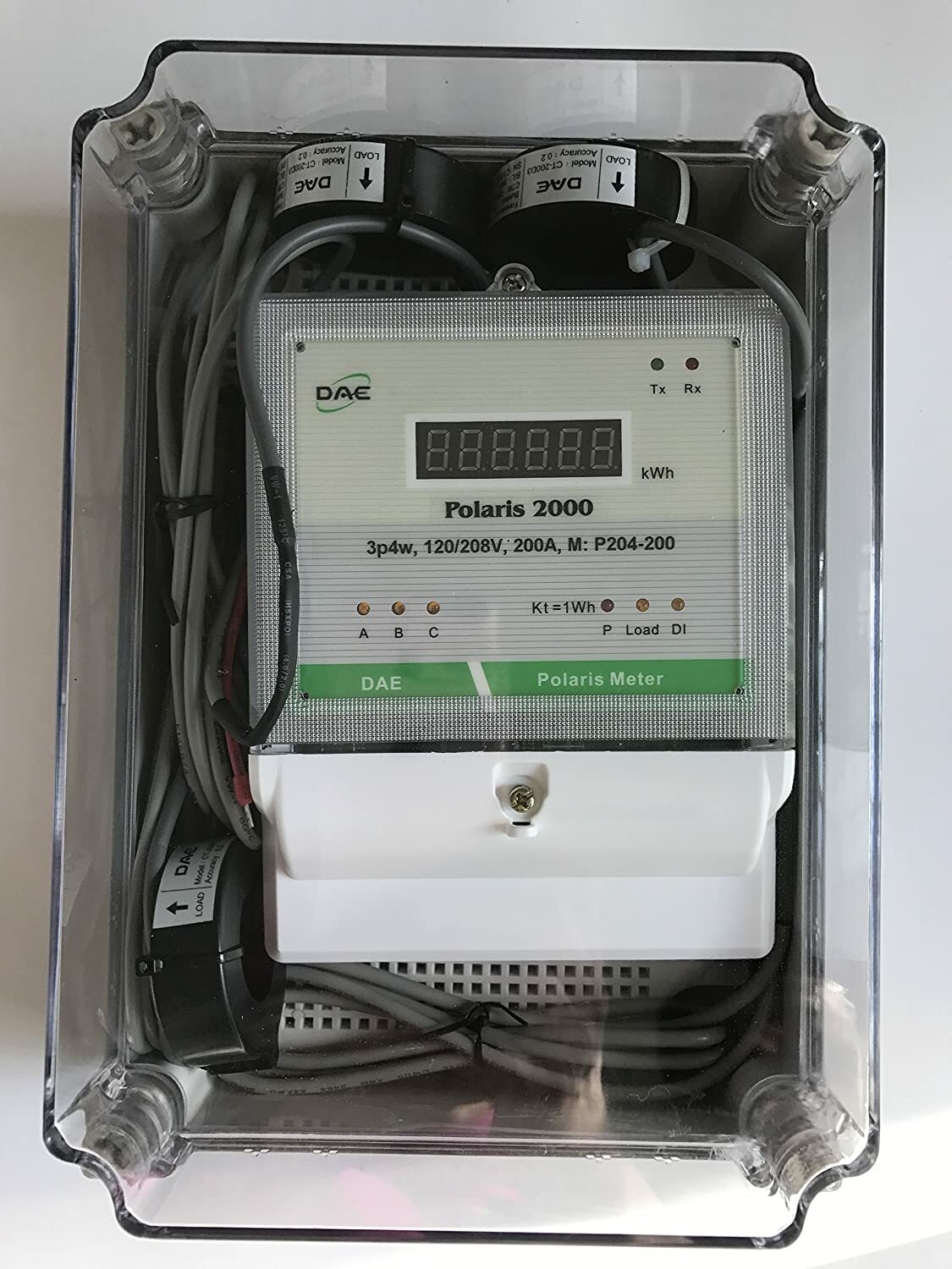 DAE P256-400 KIT,400A,277/480v,RS485,UL kWh Smart Submeter,3P4W,3 Split Core CT