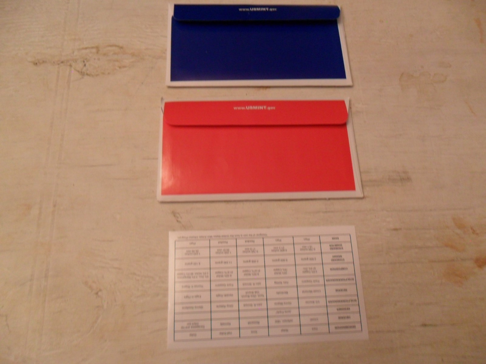 2006 Mint Set Envelope / Envelopes ONLY *NO COINS* **FREE SHIPPING**
