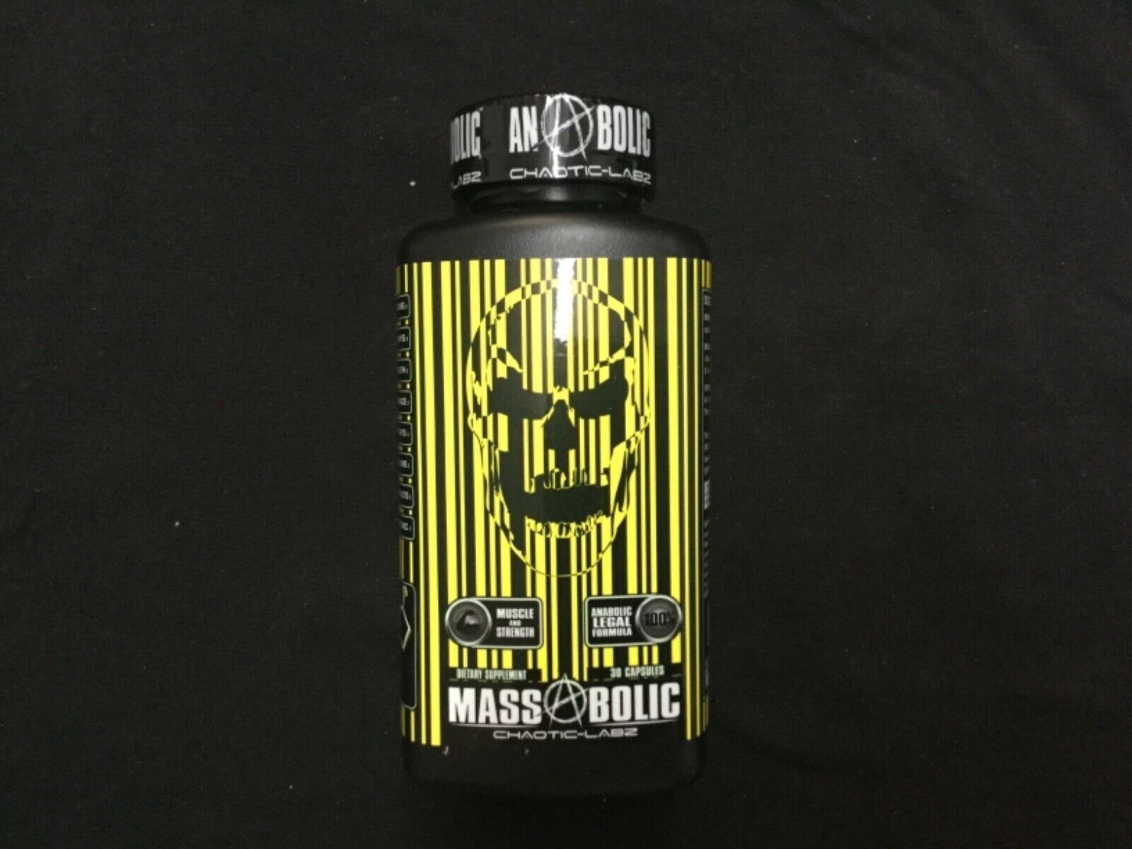 chaotic labz Massabolic Anabolic LEGAL Formula 30ct muscle & strength Massabolic