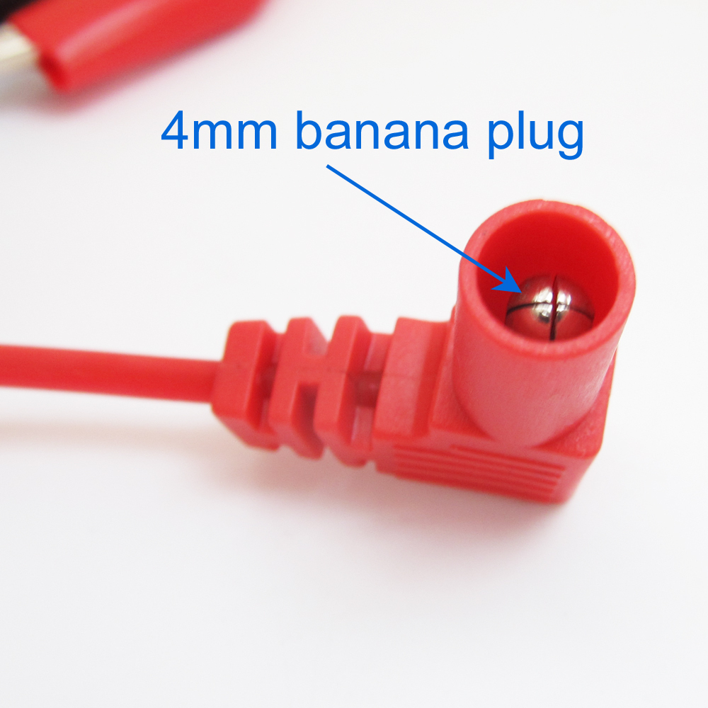 10 sets Injection Insulation 90°Banana Plug Silicone Test Cable for Multimeter