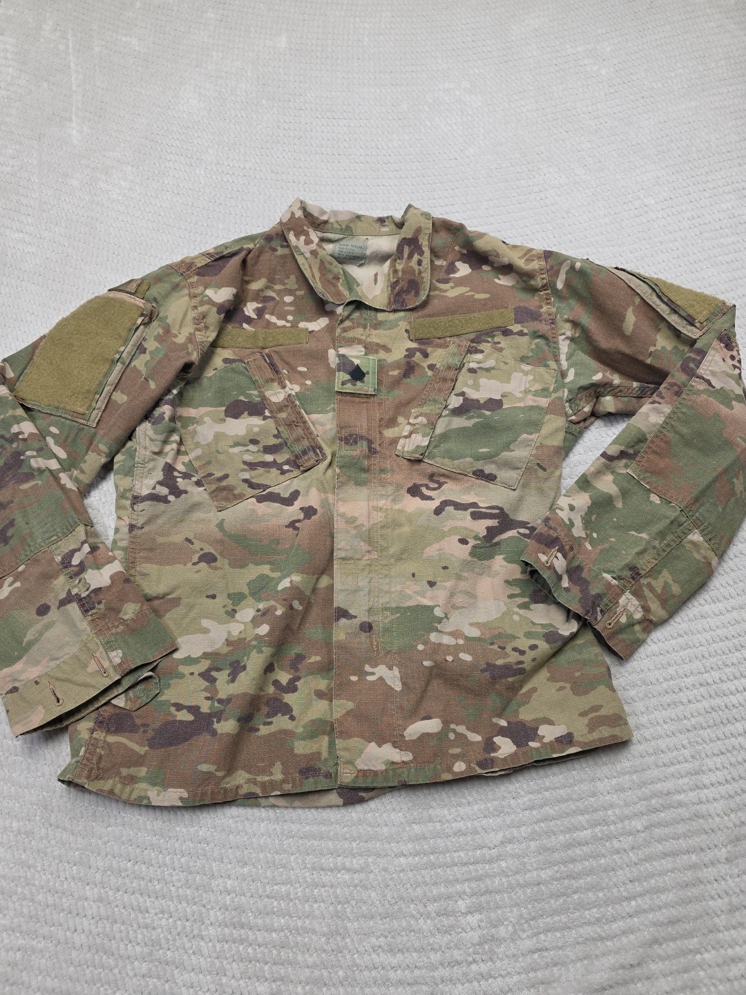 US Army Combat Uniform Medium Regular Coat Jacket Camouflage Full Zip