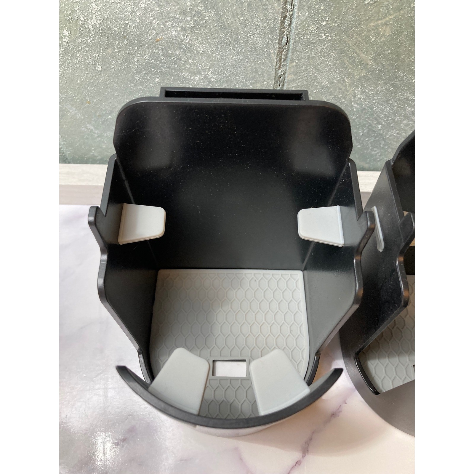 Car Seat Organizer Cup Holder Extender Drink Mount Black 2 Pack