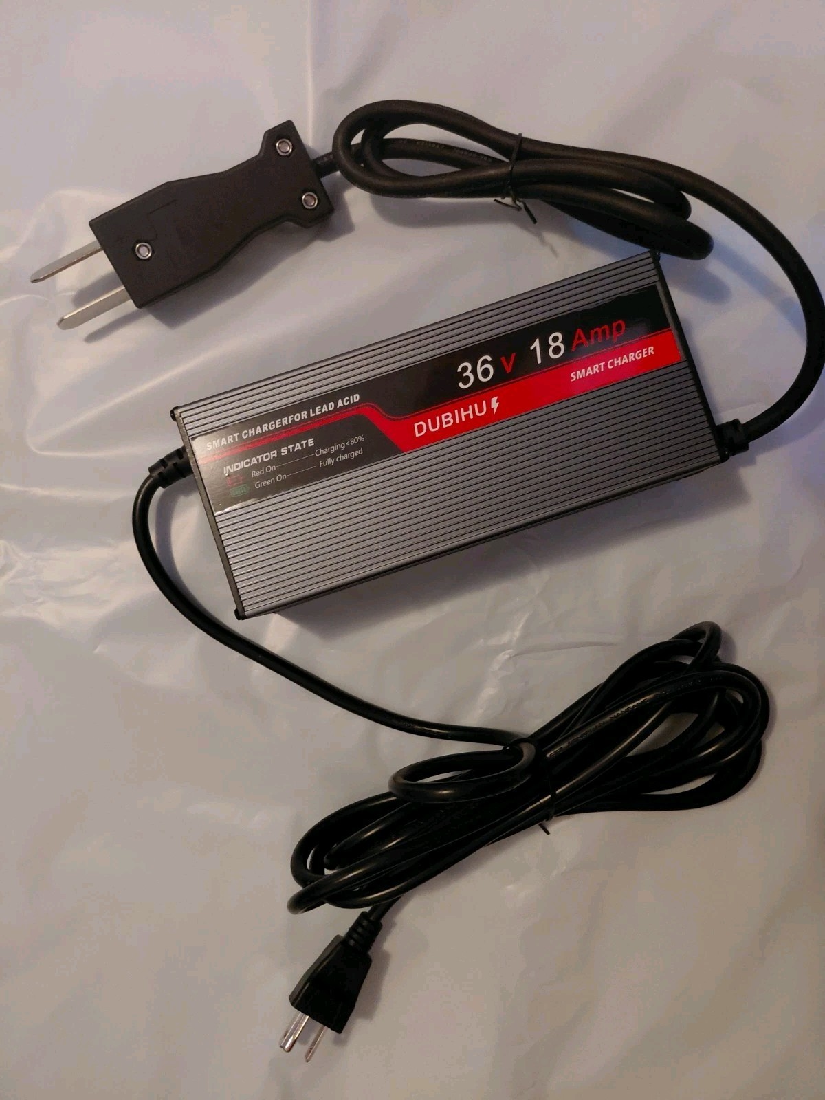 36V 18A Golf Cart Battery Charger for Lead Acid Batteries, 16FT Long Cable