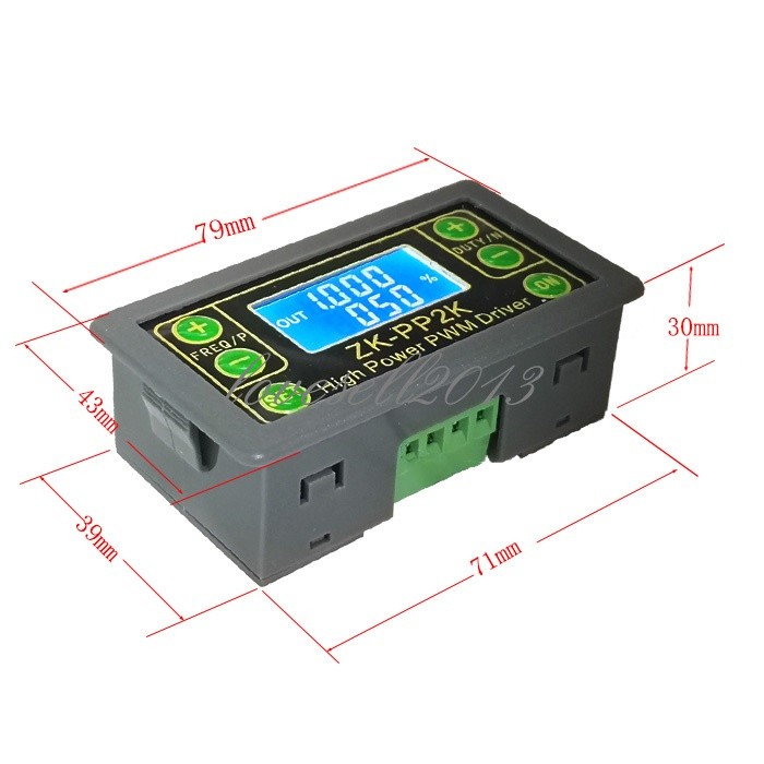 PWM DC 12V 24V Motor Speed Controller regulator Adjustable Pulse Frequency Duty