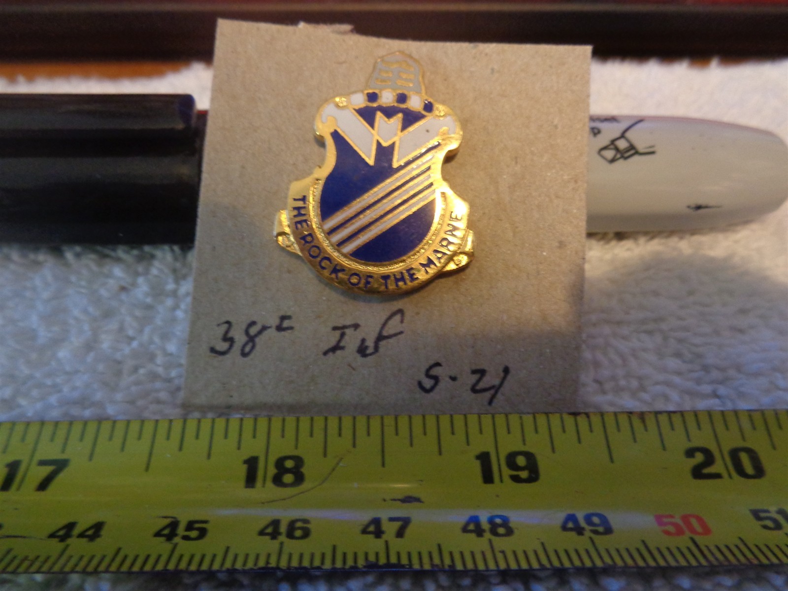 38th Infantry S-21 Unit Crest, DI, DUI (DRAW#S4)