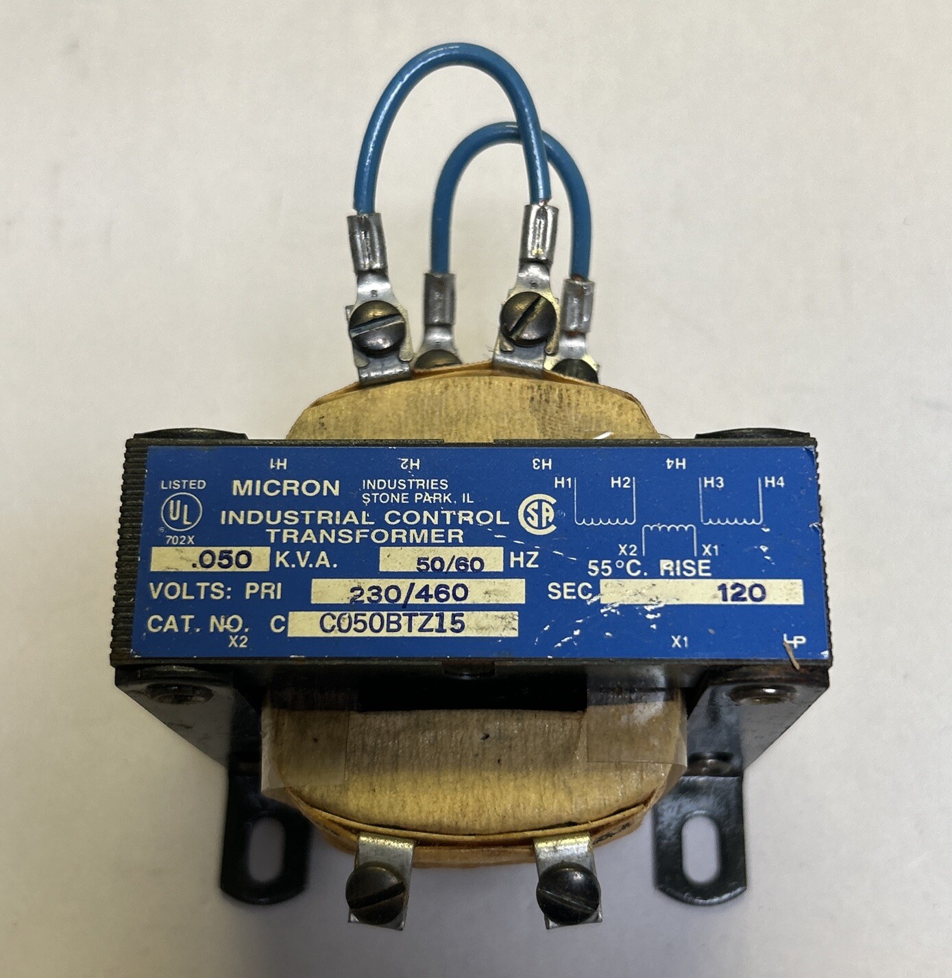 MICRON INDUSTRIES,C050BTZ15,INDUSTRIAL CONTROL TRANSFORMER