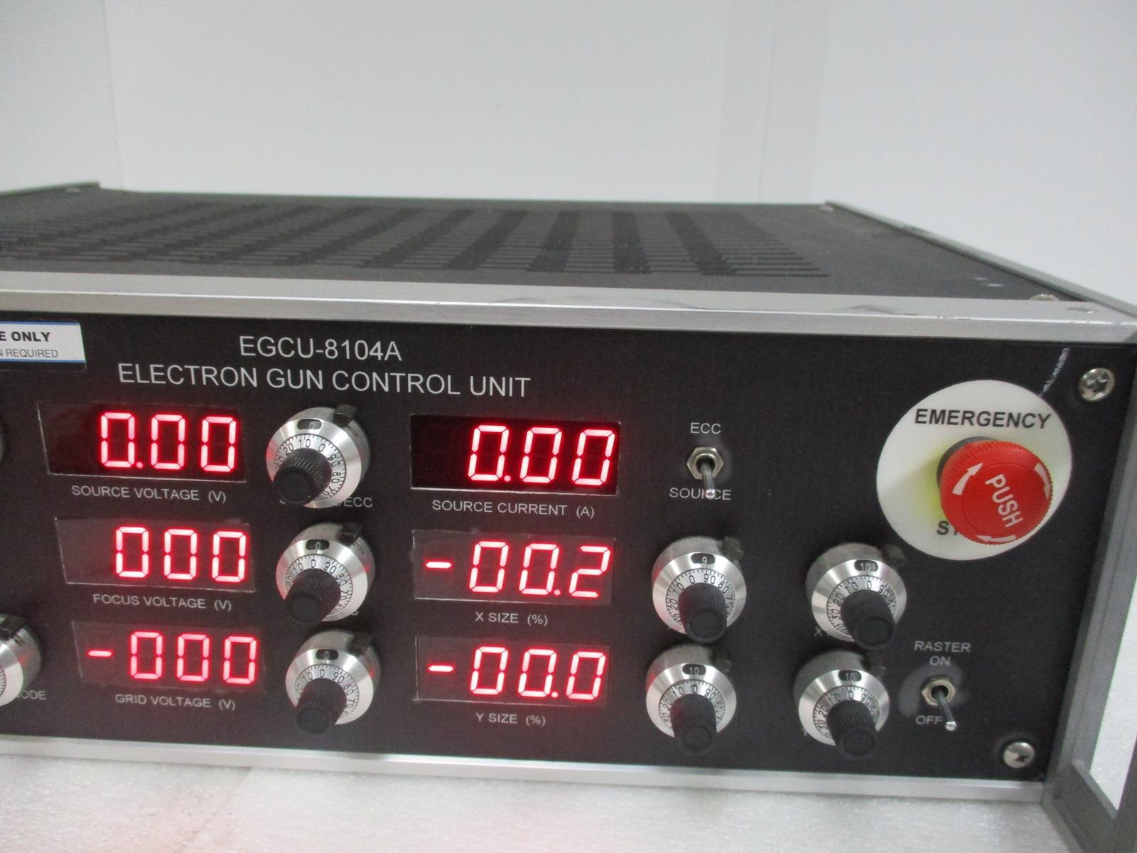 KIMBALL PHYSICS EGCU-8104A Electron Gun Control Unit