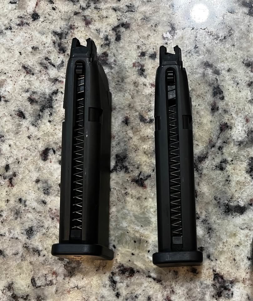 KRYTAC 24 rd Round Airsoft Magazine for Maxim 9 Gas Blowback Pistols - Green Gas