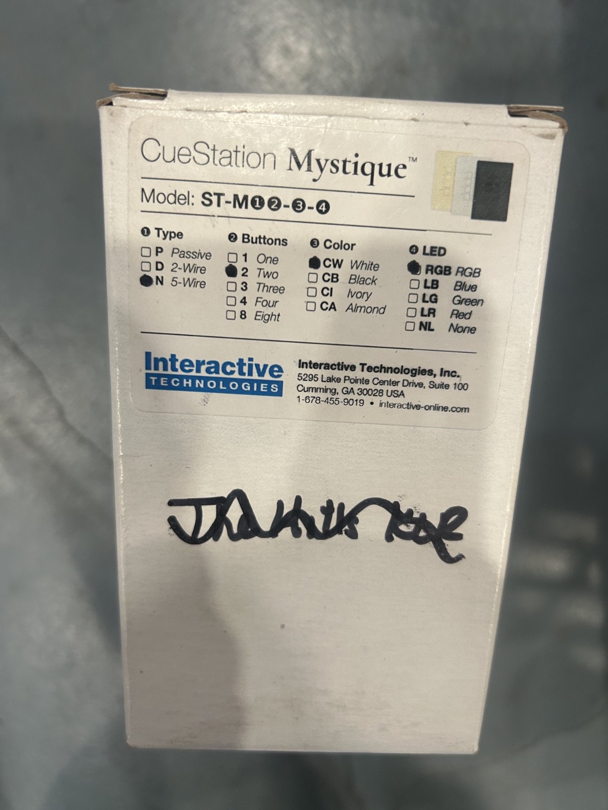 Interactive Technologies Cue Station: Mystique 2 Button