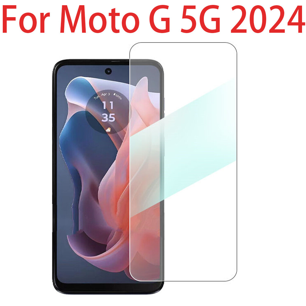 2 Pack For Motorola MOTO G 5G 2024 Premium Tempered Glass Screen Protector