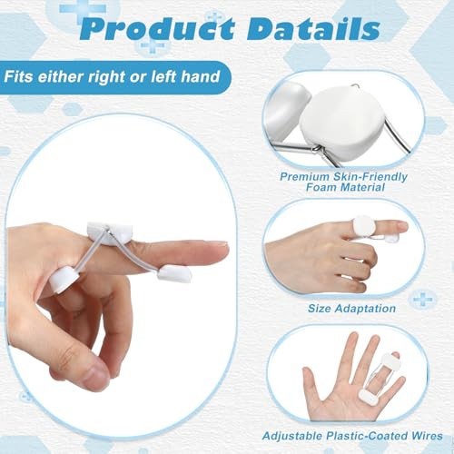 Spring Finger Extension Splint Small White Finger Brace Knuckle