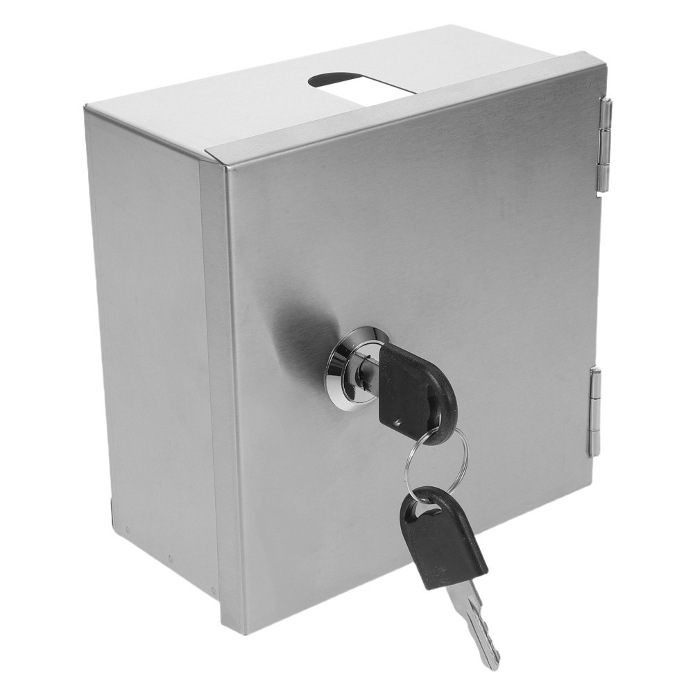 Weatherproof Stainless Steel Lockable Power Outlet Cover For Wall Socket