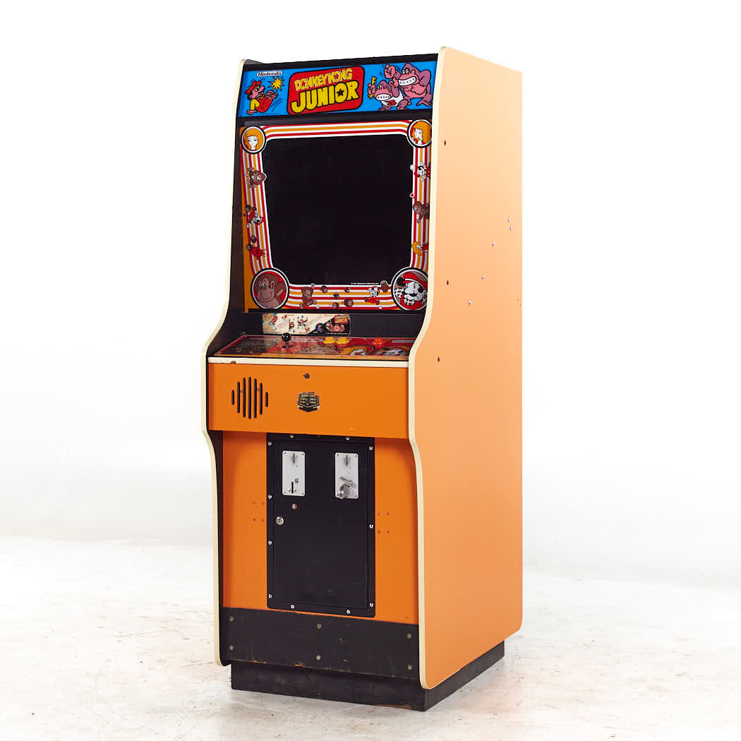 Vintage Donkey Kong Junior Arcade Gaming Machine