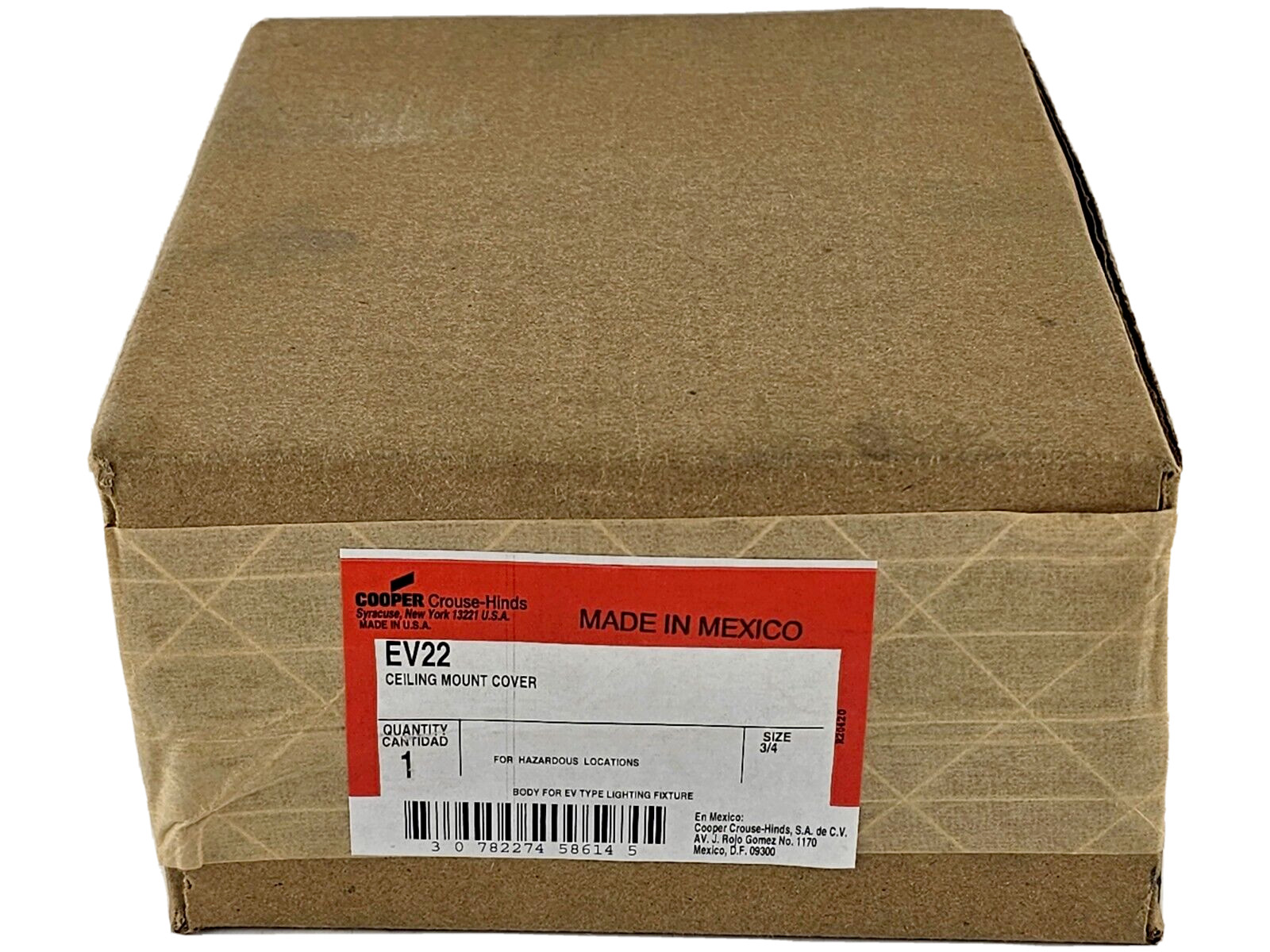Cooper Crouse-Hinds EV22 EVI Series Mounting Box (NEW Open Box)