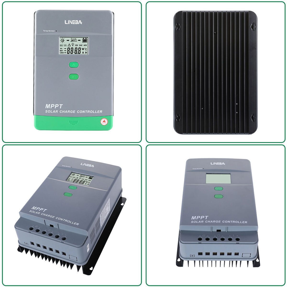 5200W MPPT Solar Charge Controller 100A 12V 24V 36V 48V USB Battery PV Regulator
