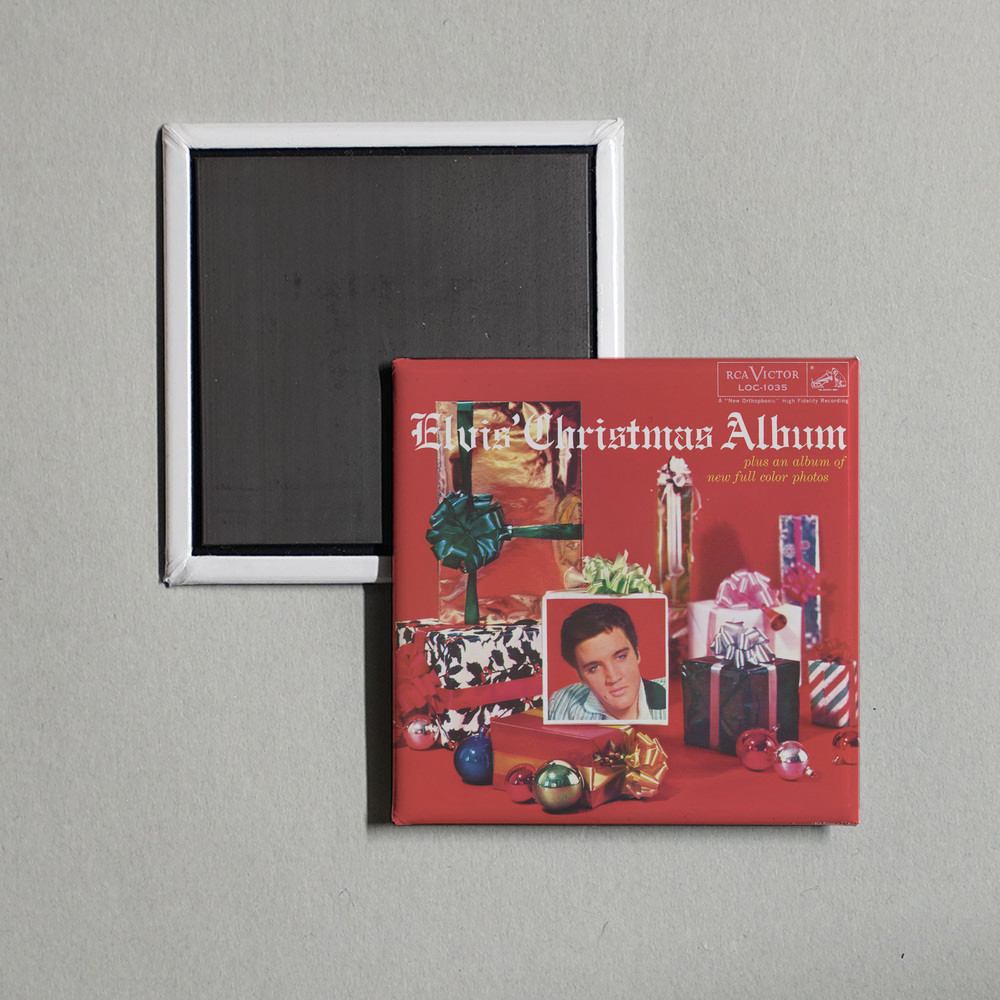 Elvis Presley - Elvis' Christmas Album Album Cover Locker Fridge Magnet
