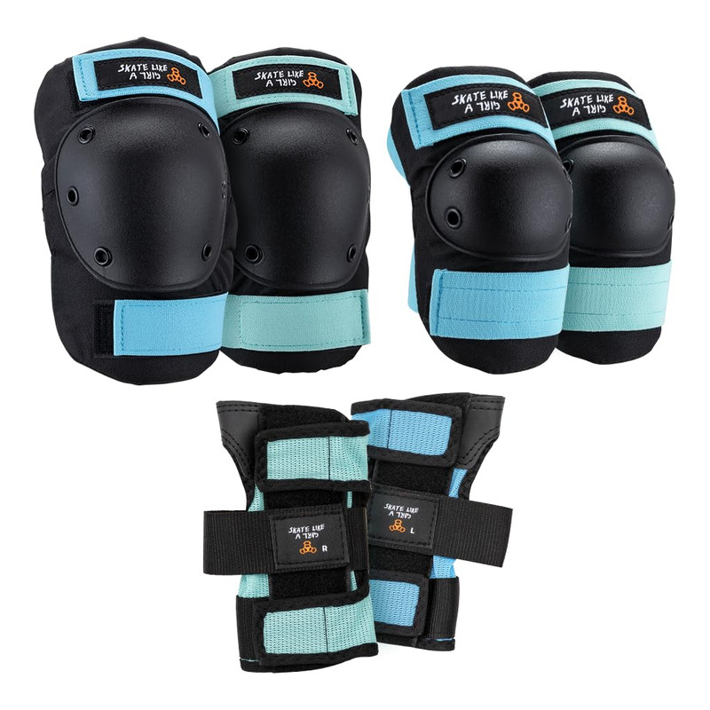 Triple Eight Saver Series 3-Pack Pad Set Ideal For Skateboarding In-Line