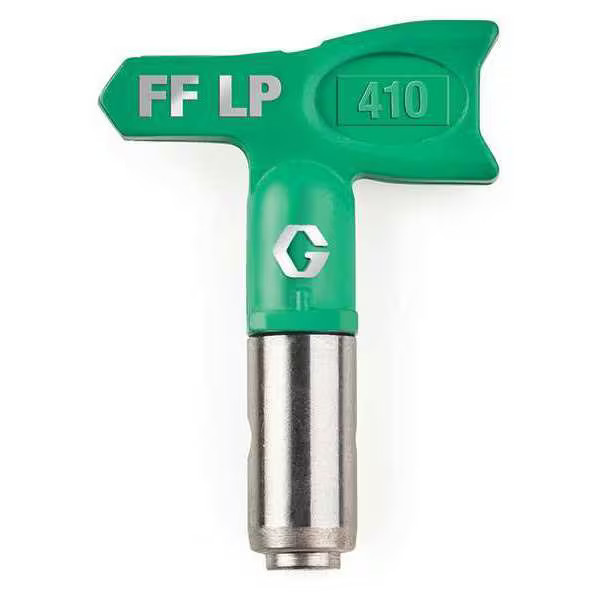 Graco Airless Spray Gun Tip,0.010" Tip Size FFLP410 Tungsten Carbide Green