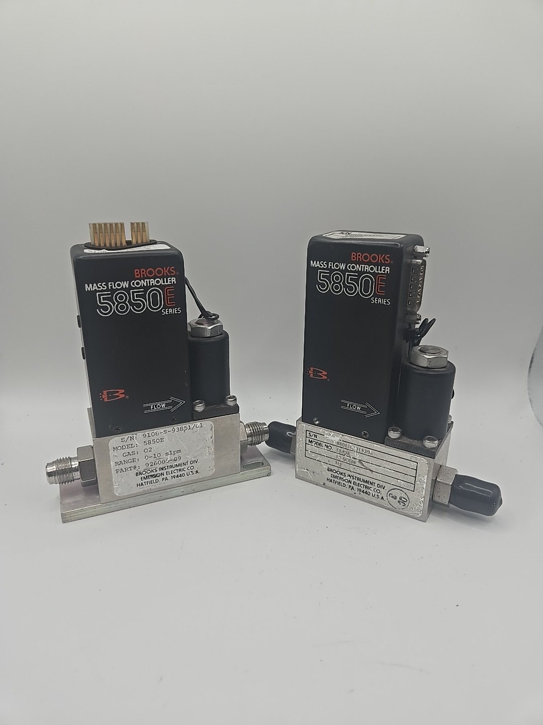 Brooks Mass Flow Controller 5850e (Pair)