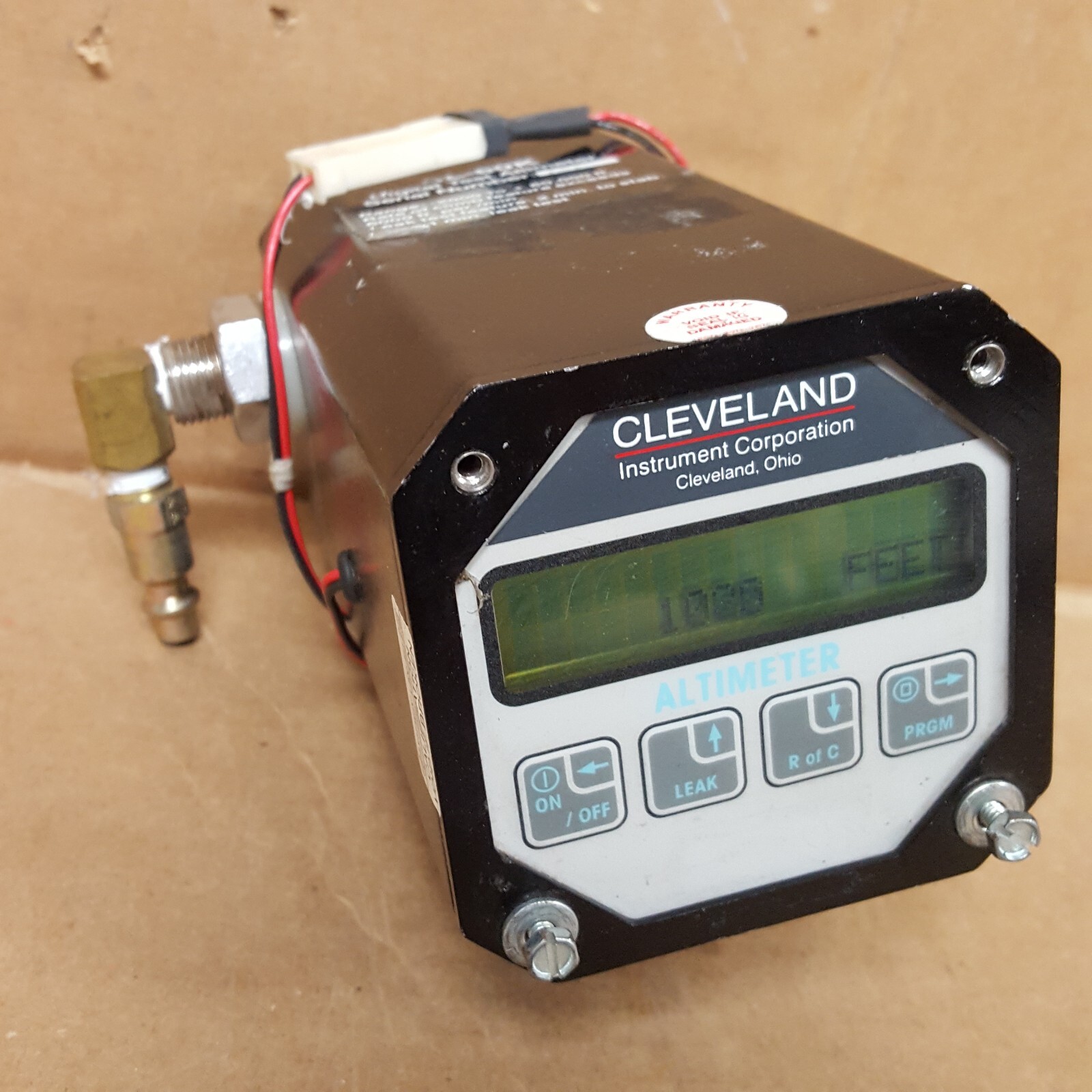Cleveland AL-60K Bombandier Aeros Digital Test Altimeter *SeePictures* ForParts