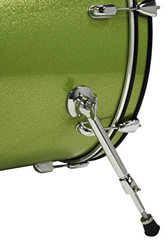 Pacific Drums Center Stage Complete Drumkit, 5 Drum Set, Electric Green...