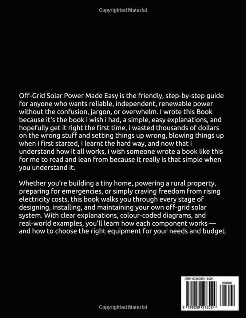 off grid solar power made easy: Build Your Own Off-Grid Solar System (Step-by-St