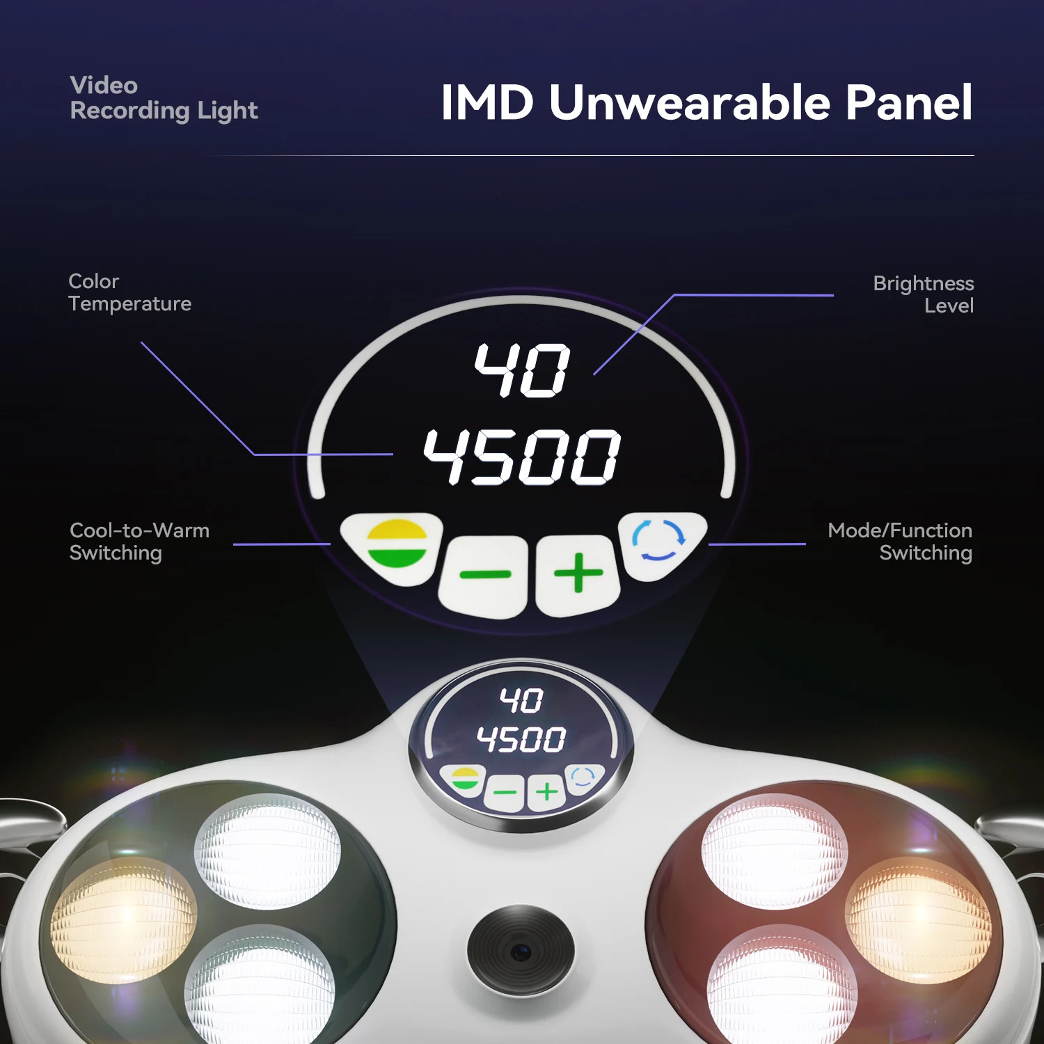 Dental LED Operation Light Oral Sensor Lamp with HD Camera Ceiling-Mounted P183