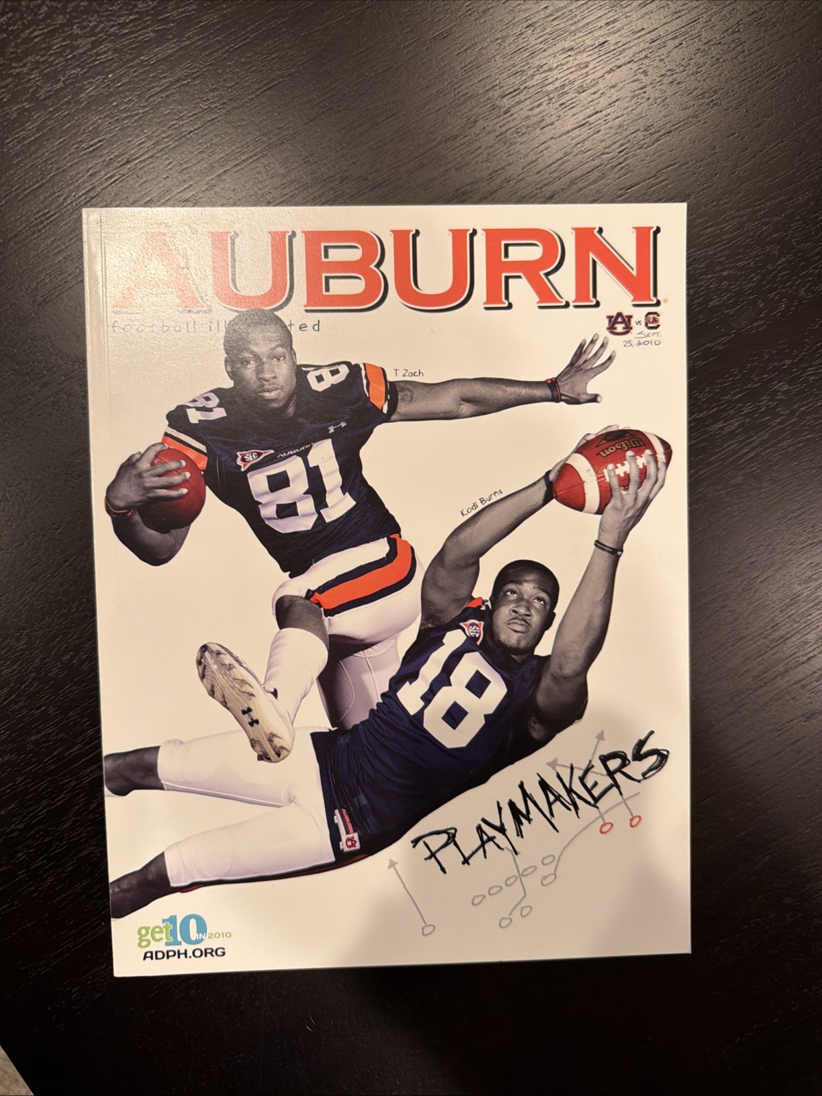 2010 Auburn Tigers South Carolina Gamecocks Super Cam Newton Program