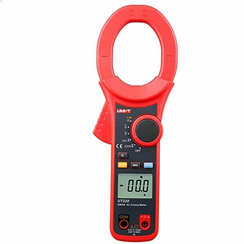 UNI-T UT220 Backlight Digital Clamp Multimeters 2000A Auto Range AC DC Tester