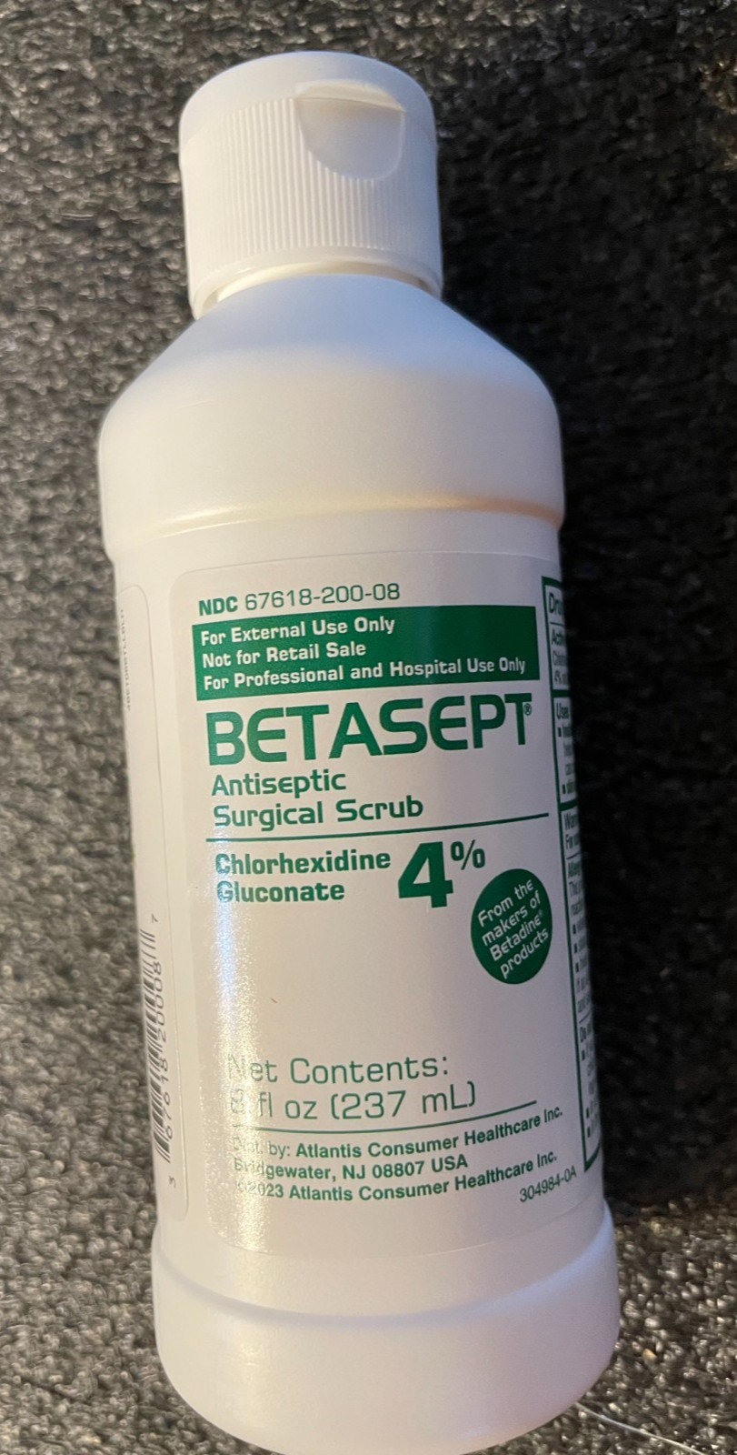 Betasept 4% Surgical Scrub 8 Oz  by Kaopectate EXP 07/2027
