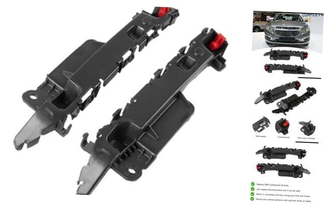Front Bumper Bracket Pair L R for Chevy Cruze 1.4L 1.8L Gas 11-12