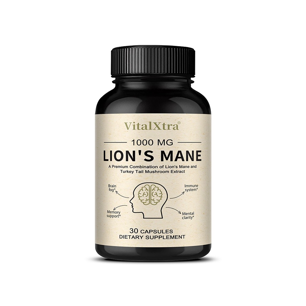 Premium Lion's Mane 30/60/120Caps for Focus, Memory & Immunity