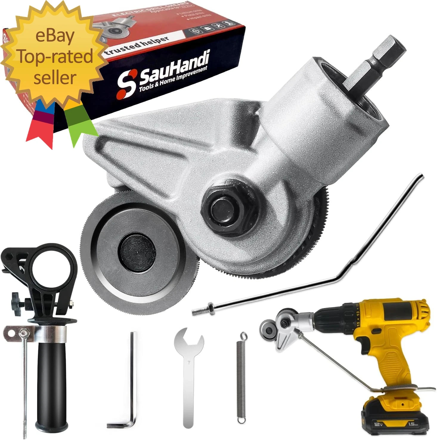 Drill Cut Pro Metal Cutting Adapter-Electric Drill Plate Cutter Upgraded Sheet
