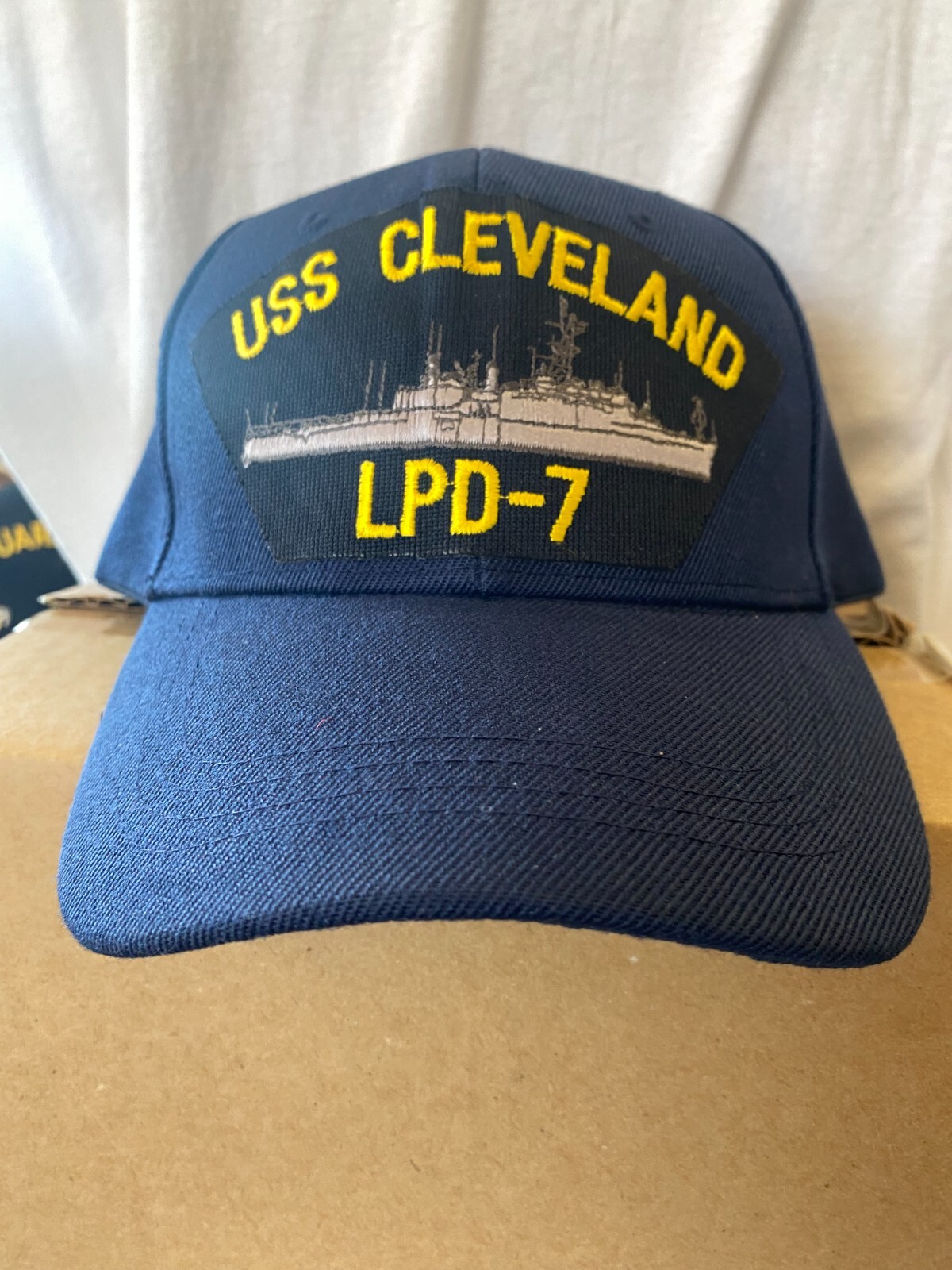 New US Navy USN Ship baseball hat/cap USS CLEVELAND LPD-7 crew  MILITARY