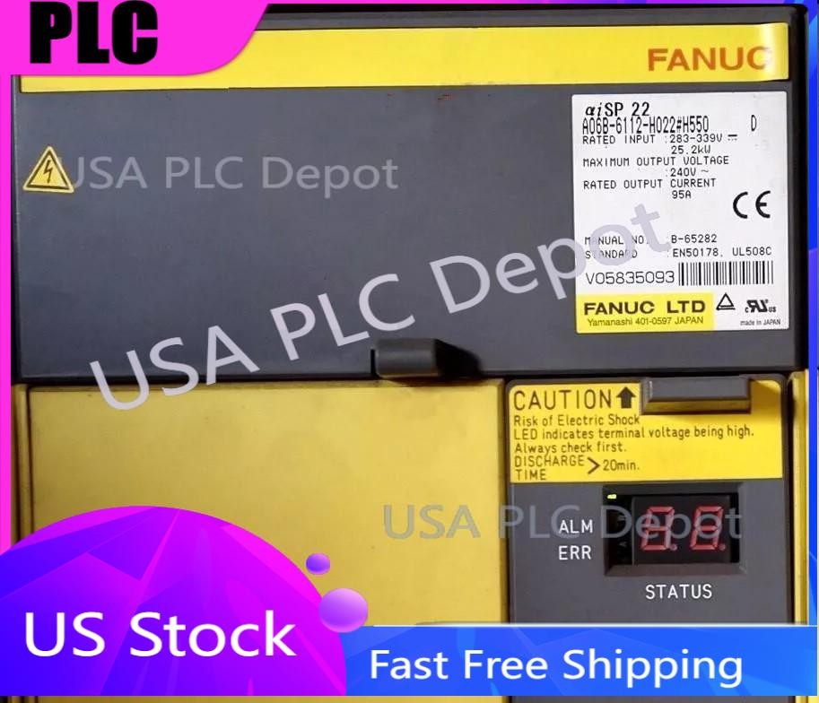 Fanuc A06B-6112-H022#H550 A06B6112H022#H550 Servo Amplifier New Expedited Ship