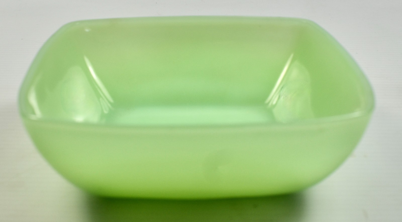 Original Anchor Hocking Fire-King Jadeite Charm Patt. Dessert Dish / Berry Bowl