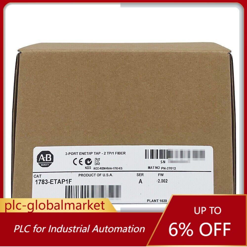 New AB 1783-ETAP1F EtherNet/IP Tap 2-Port Copper, 1-Port Fiber US Free Tax