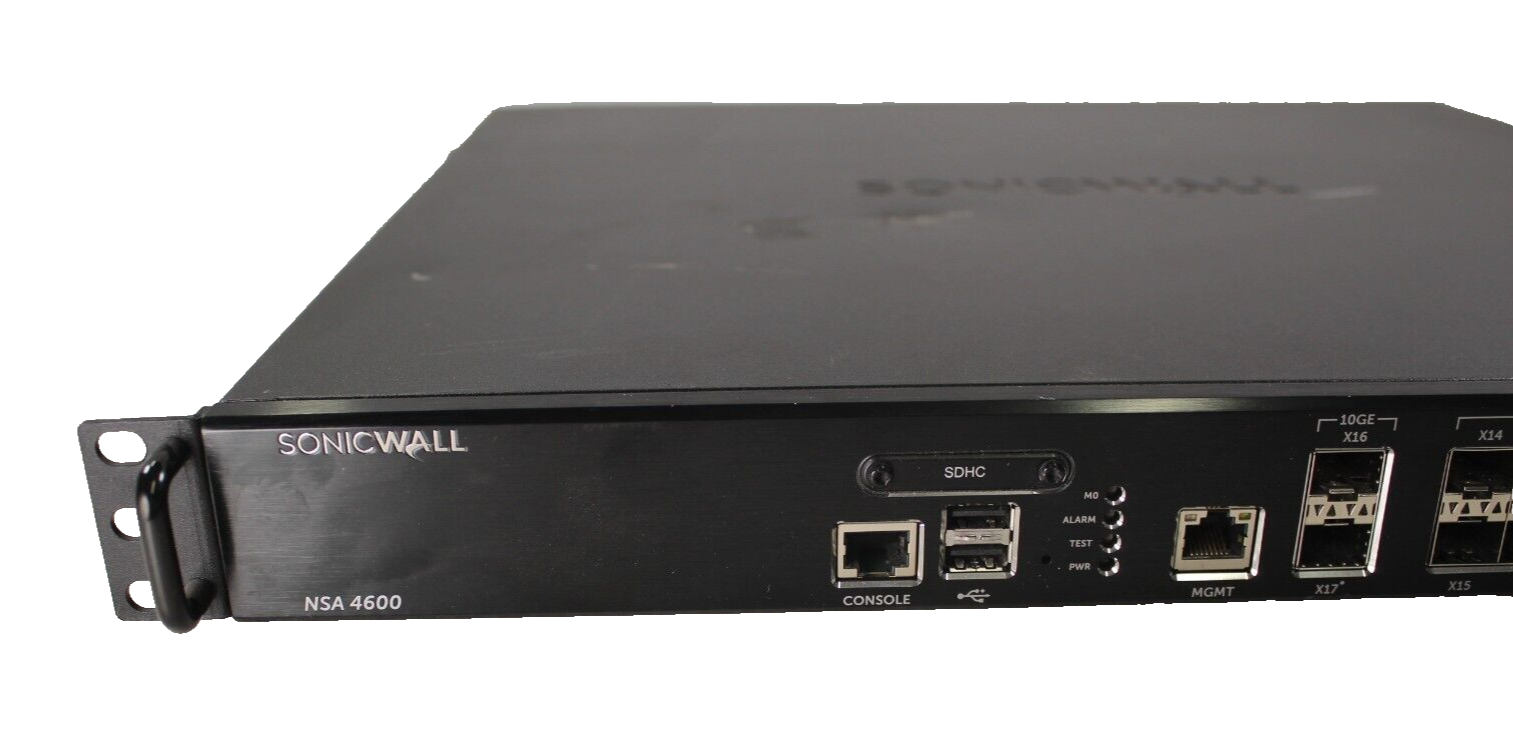 SonicWALL NSA 4600 Network Security Appliance Firewall