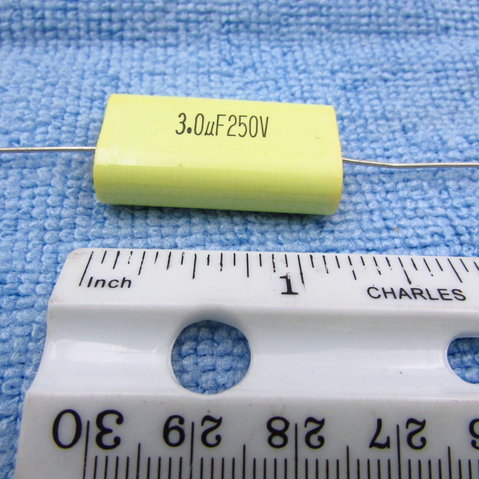Qty 2 3.0uF 250V Metalized Polyester Film Speaker Crossover Capacitor