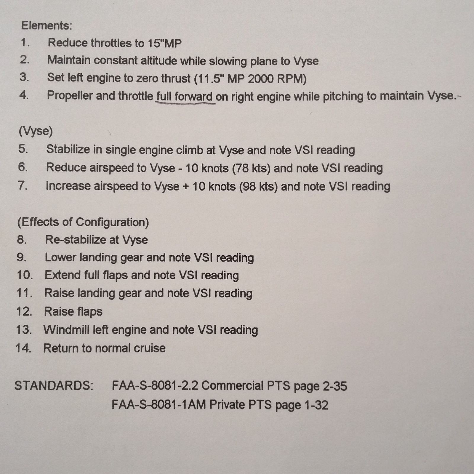 Piper Seminole PA-44-180 Training Manual