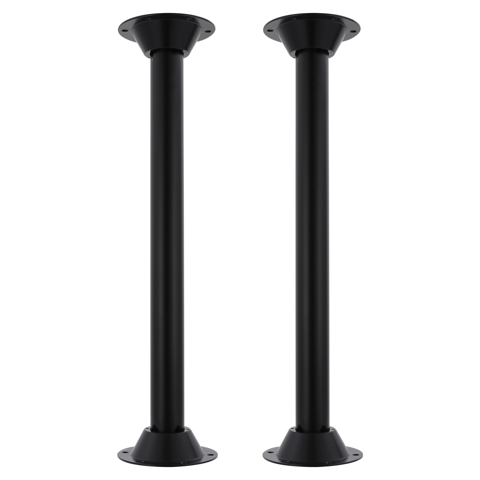 2* Compact RV Table Leg Table Leg W/ Pre-drilled Mounting Base Camper Table Leg