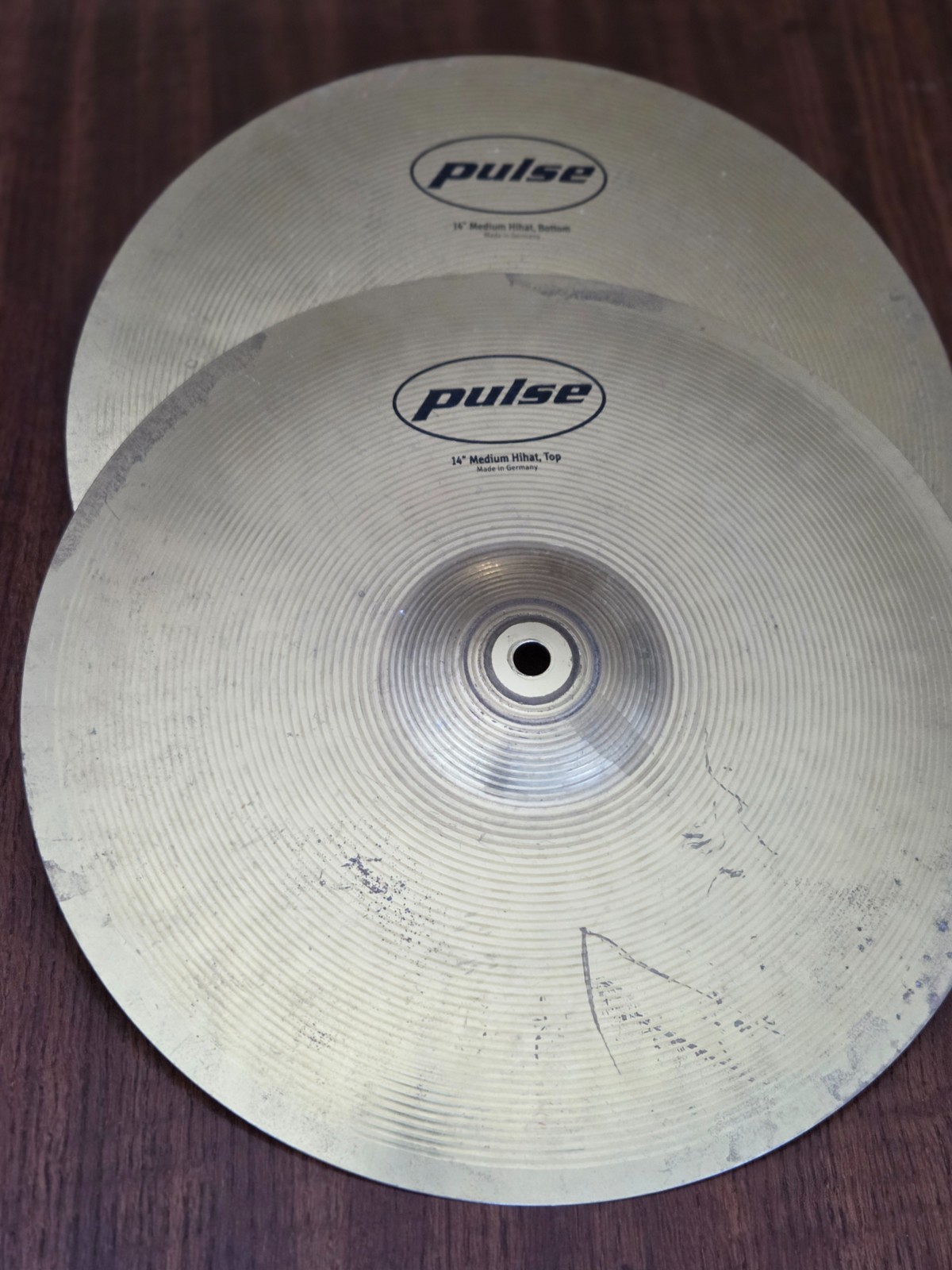Pulse Medium 14” Hi Hat Cymbals - Made in Germany