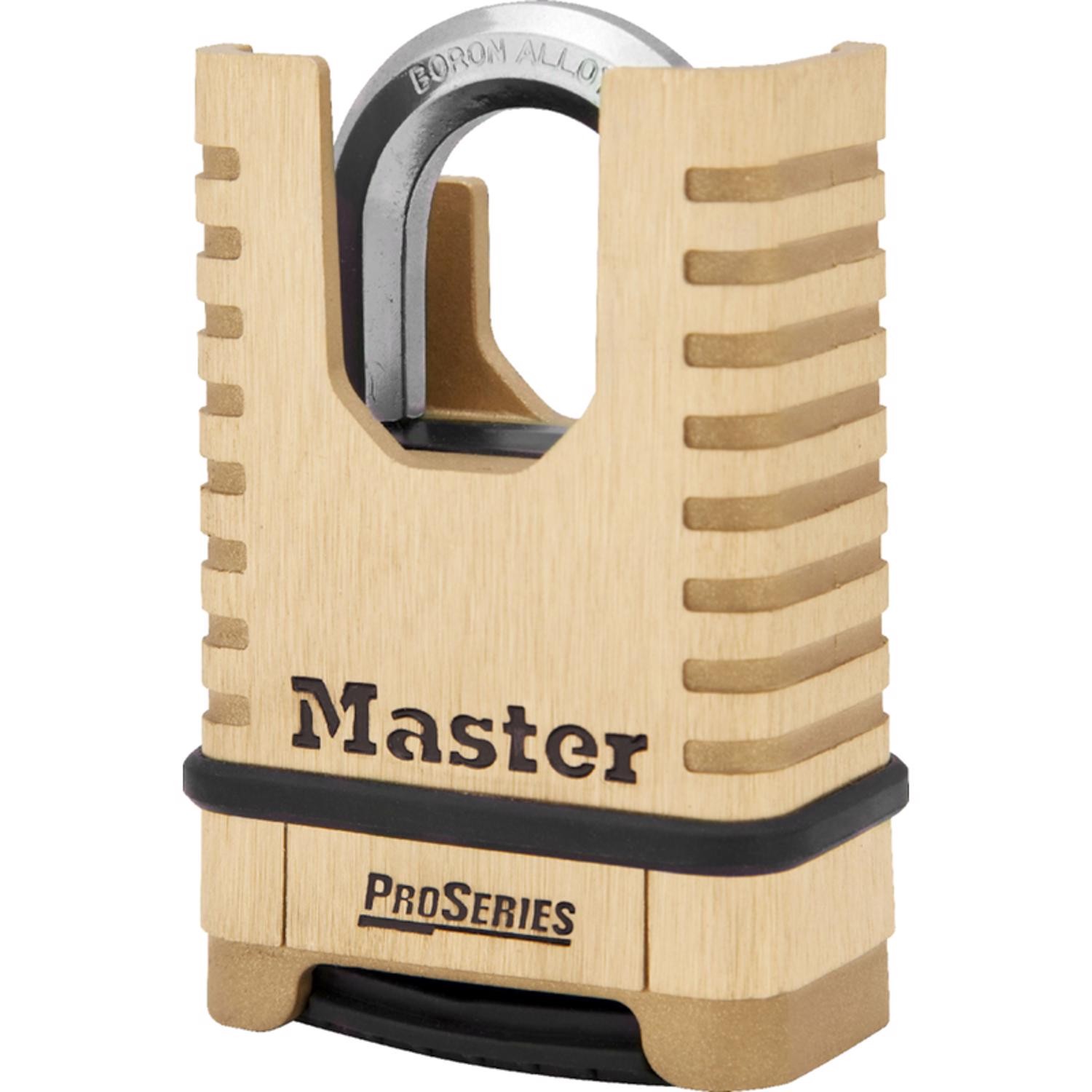 Master Lock 1177D Pro Series Brass Resettable Combination Padlock 2-1/4 in.