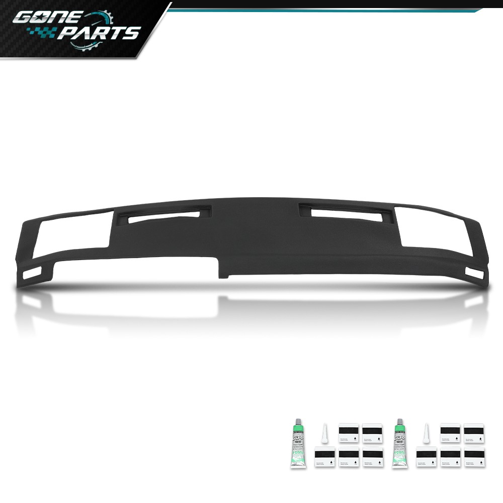 Soft TPE Black Dash Cover Black 18-638-BLK Fit For 1986-93 Chevy S10 GMC S15