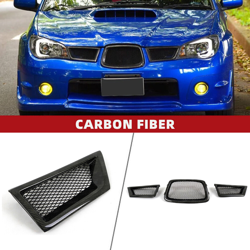 Carbon Fiber Grille For Subaru Impreza 9 Gdc 2006-2007