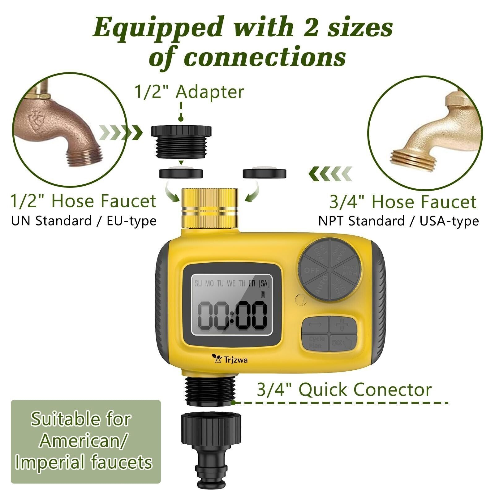 Sprinkler Timer Programmable Water Timer for Outdoor Garden Hose Sprinkler Timer
